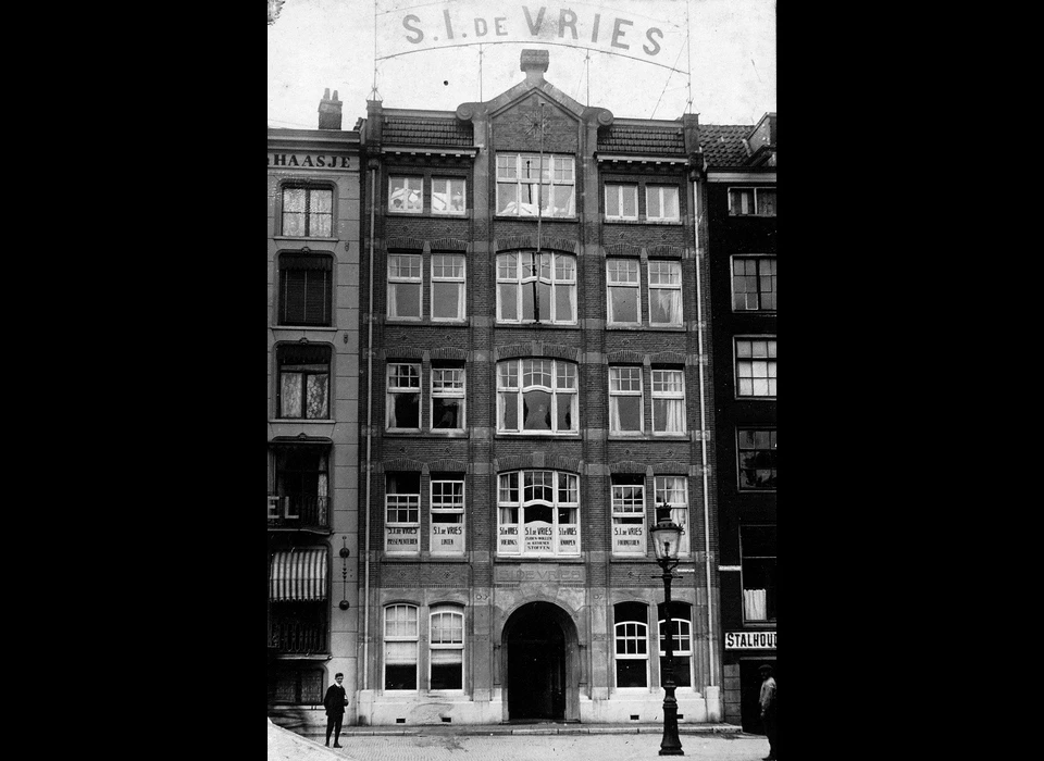 Beursstraat 65-67 (1909) Groothandel S.I.de Vries