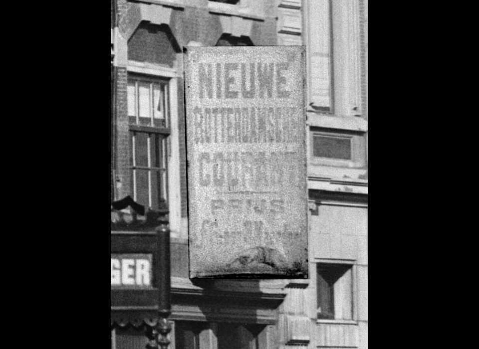 Beursstraat 2 reclamebord NRC (1893)
