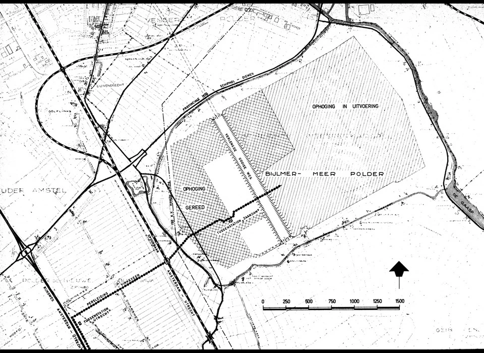 ophogingsschema Bijlmermeer (1963)