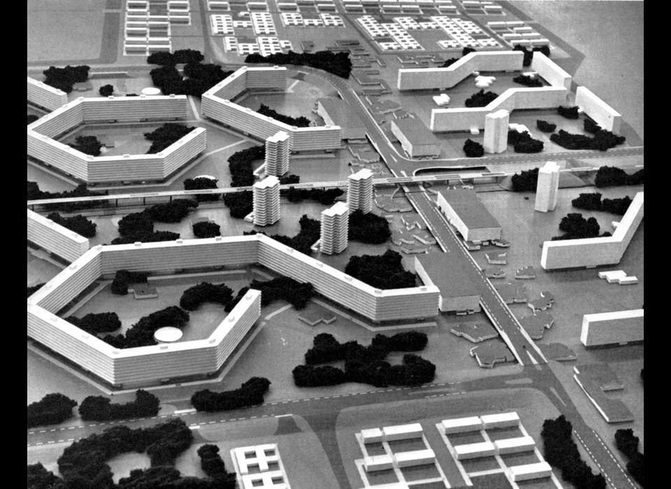 Bijlmermeer studiemaquette (1965)