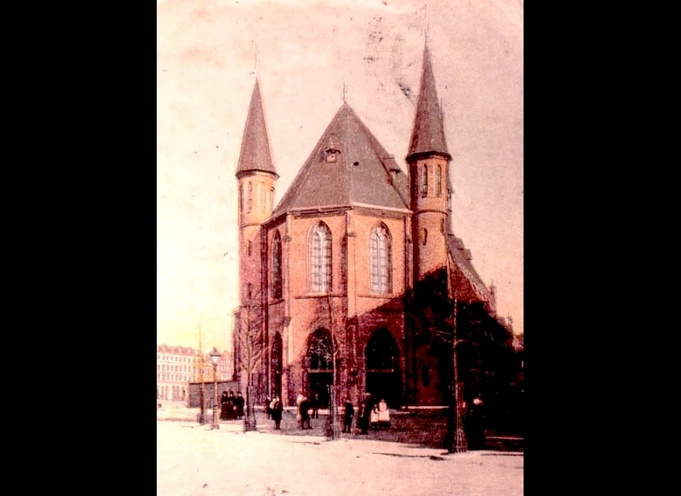 Kerk De Liefde vanaf Bilderdijkstraat (1904)