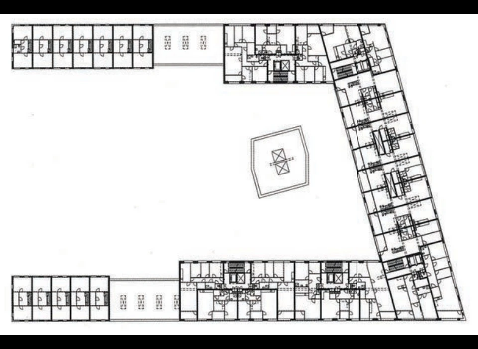 Cornelis Zillesenlaan 3-19 gebouw Multifunk plattegrond begane grond, architect ANA Architecten 