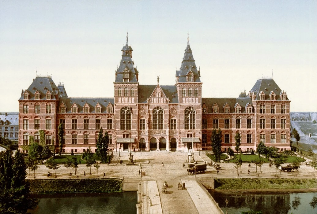 Rijksmuseum (1895c) gebouwd vanaf 1876, Stadhouderskade