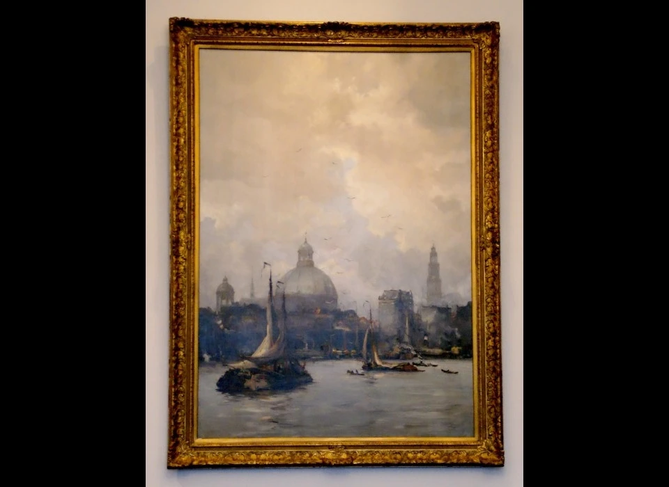 Dam 27 IGC IJ bij Amsterdam schilderij