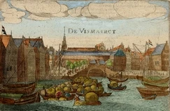 Dam, vismarkt