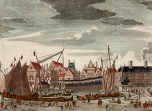Dam, 1665, vismarkt
