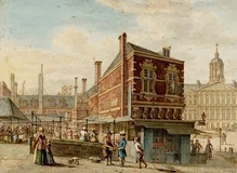 Dam, 1775, vismarkt