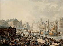 Dam, 1797, vismarkt