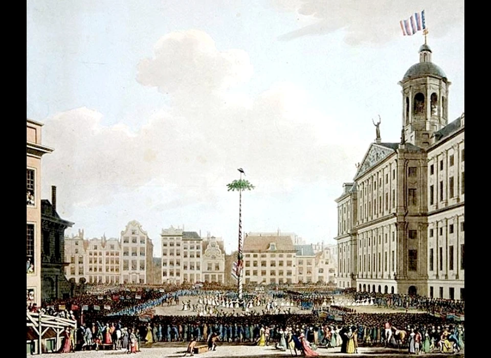 Dam inwijding van de Vrijheidsboom  (1798)
