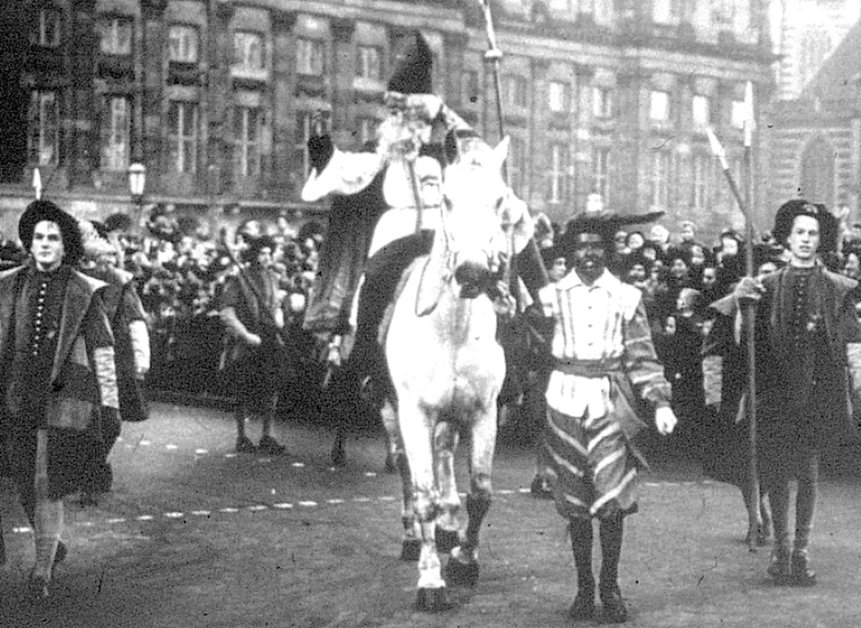 Sint Nicolaas verlaat de Dam (1955)