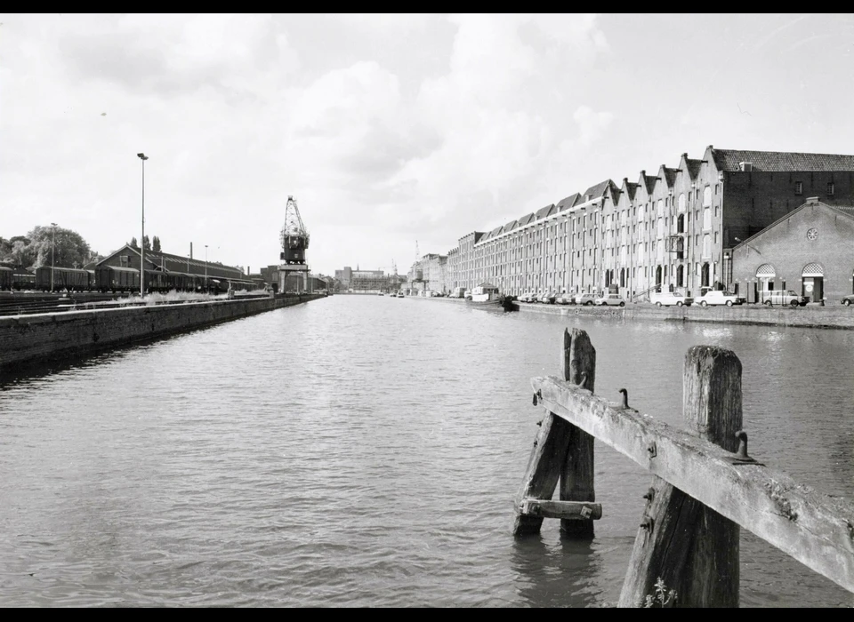 Entrepotdok rechts, links Plantage Doklaan (1973)