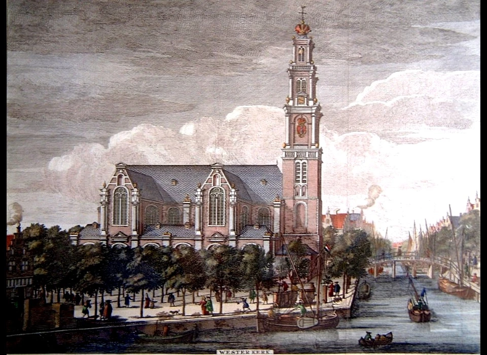 Westerkerk omstreeks 1740