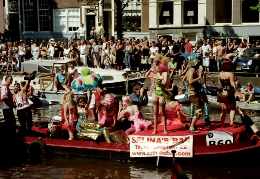 Gay-pride boten Amsterdam