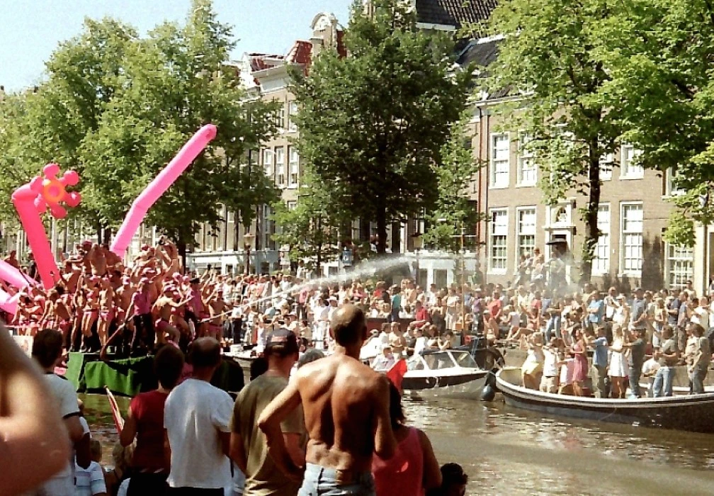 Gay-pride boten Amsterdam