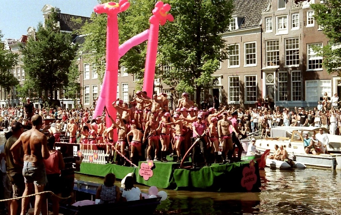 Gay-pride boten Amsterdam