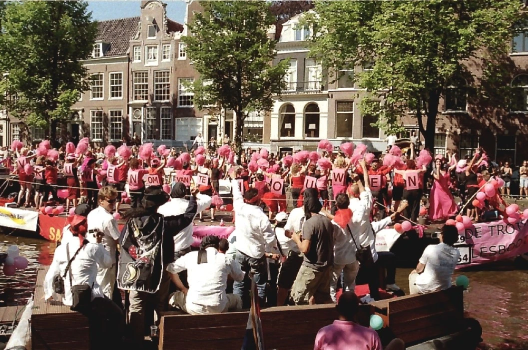 Gay-pride boten Amsterdam