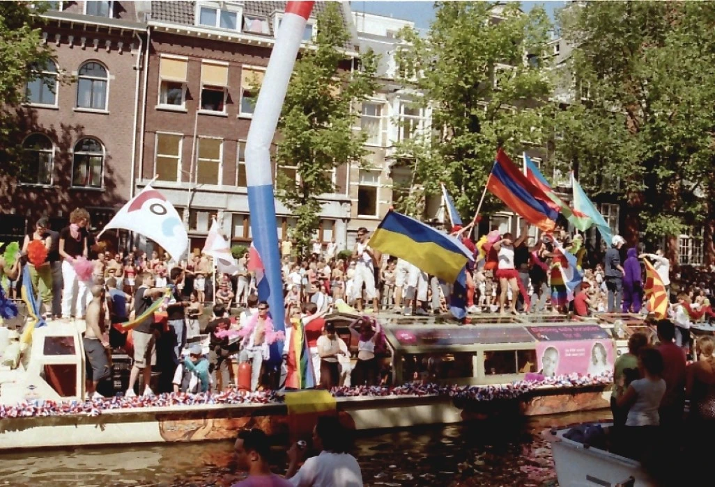 Gay-pride boten Amsterdam