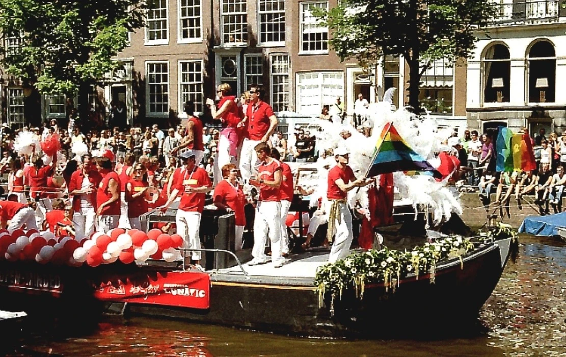 Gay-pride boten Amsterdam