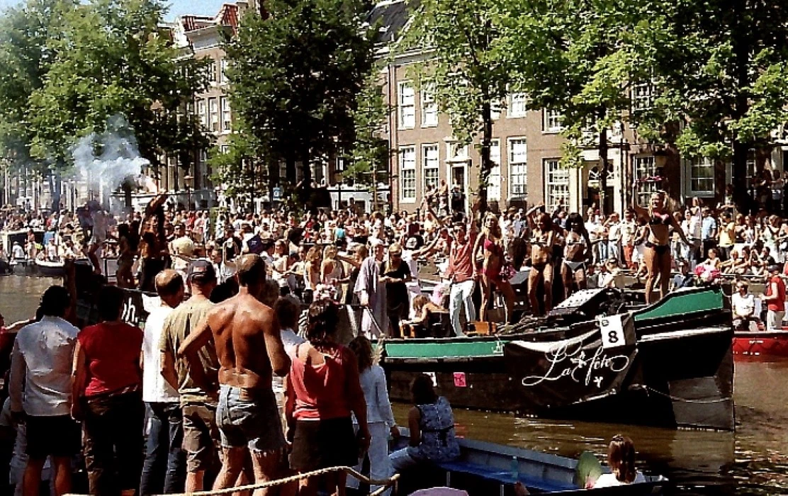 Gay-pride boten Amsterdam