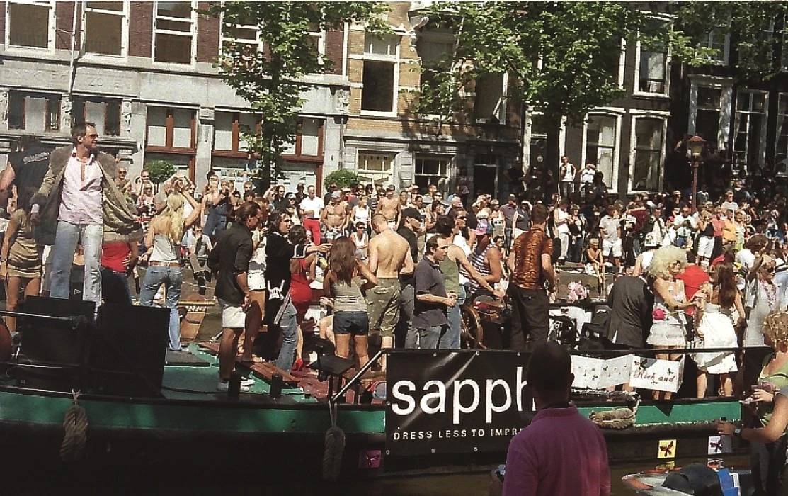 Gay-pride boten Amsterdam