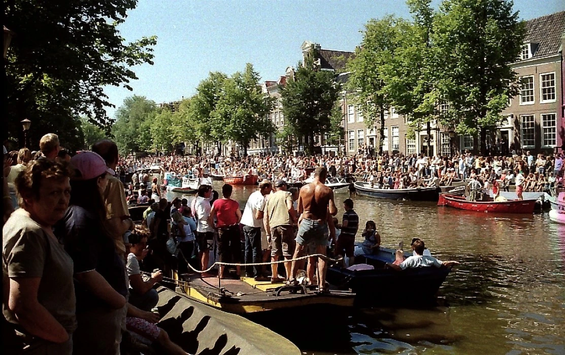 Gay-pride boten Amsterdam