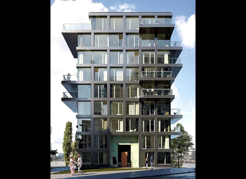 Grasweg 87-225 artist impressie gebouw Coast (2022)