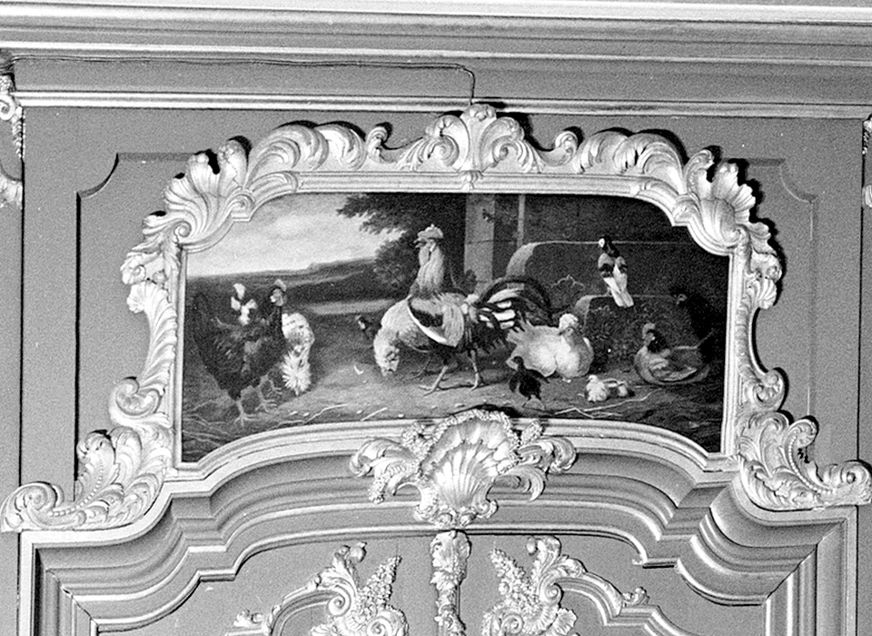 Herengracht 446 landelijke schildering boven kamerdeur (1976)