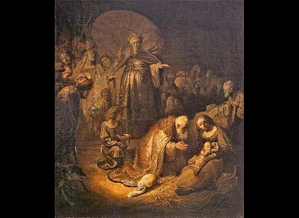 Aanbidding van de drie koningen (Rembrandt 1632)