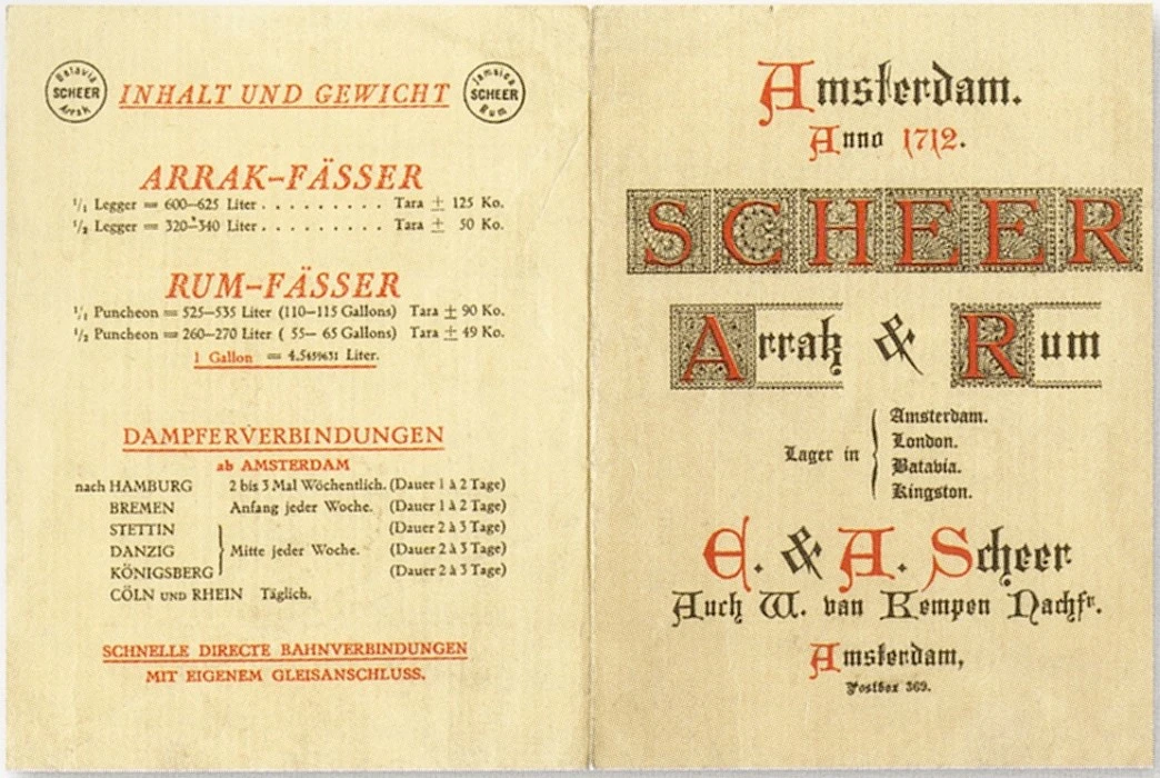 Duitstalige brochure fa. E&A Scheer