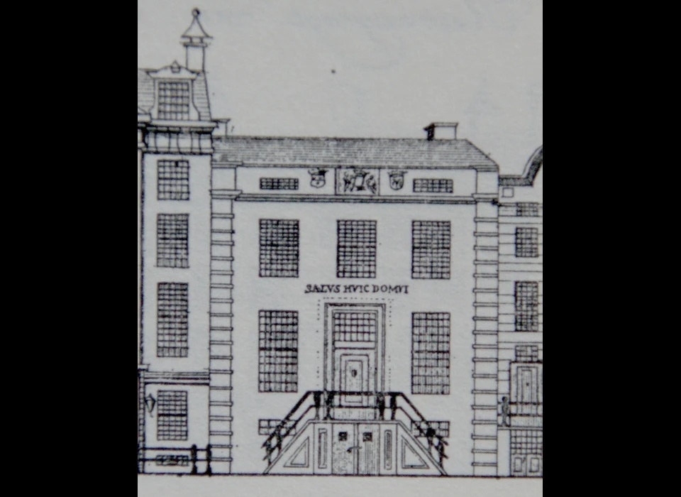Herengracht 619 naar het Grachtenboek van Caspar Philips (1768)
