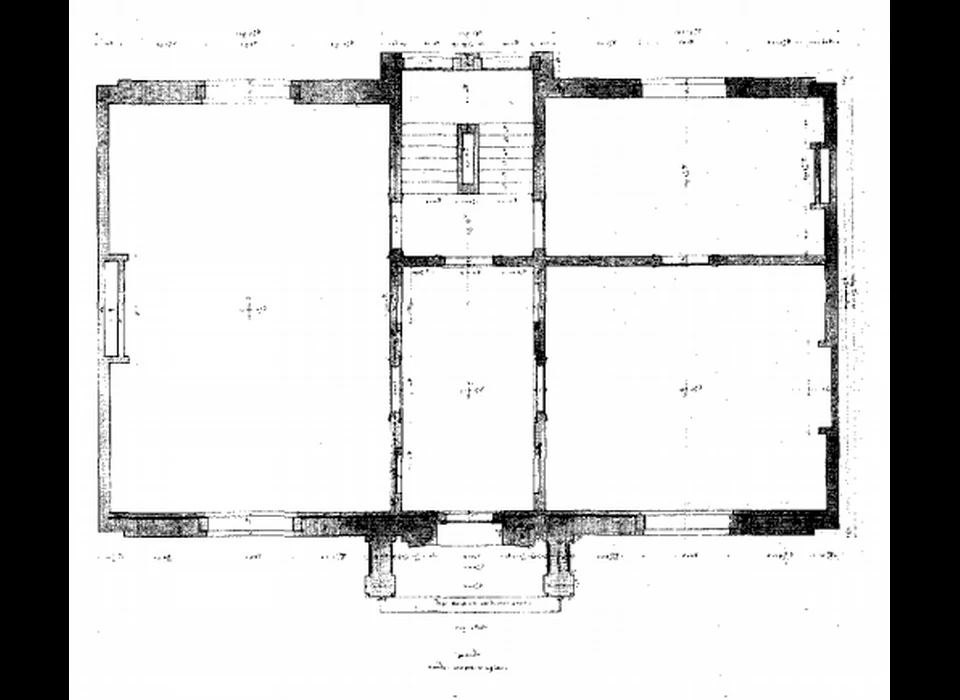 Herengracht 619 ontwerp bel-etage (Adriaen Dortsman 1667)