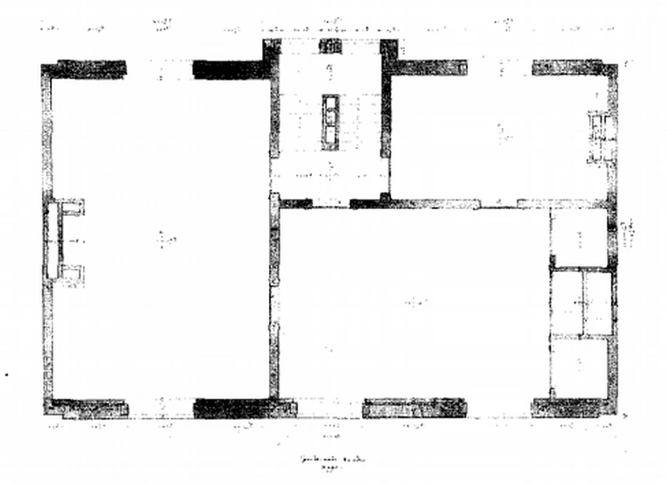 Herengracht 619 ontwerp verdieping (Adriaen Dortsman 1667)