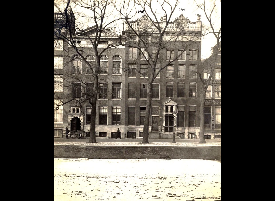 Herengracht 244-246 voor afbraak lijstgevel (1926)