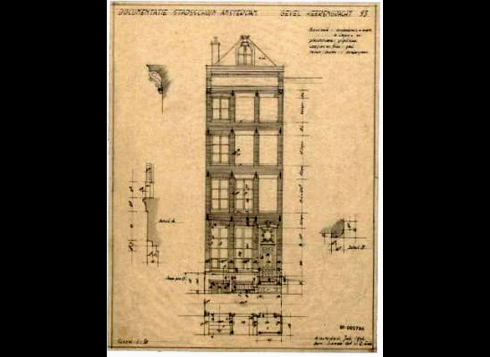 Herengracht 93 ontwerp (1795)