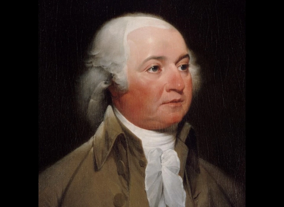 John Adams (1797) is eerst Amerikaans gezant en later president van Amerika