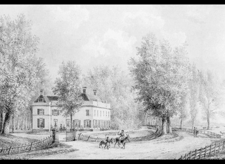 Bloemendaal buitenplaats Wildhoef (circa 1835)