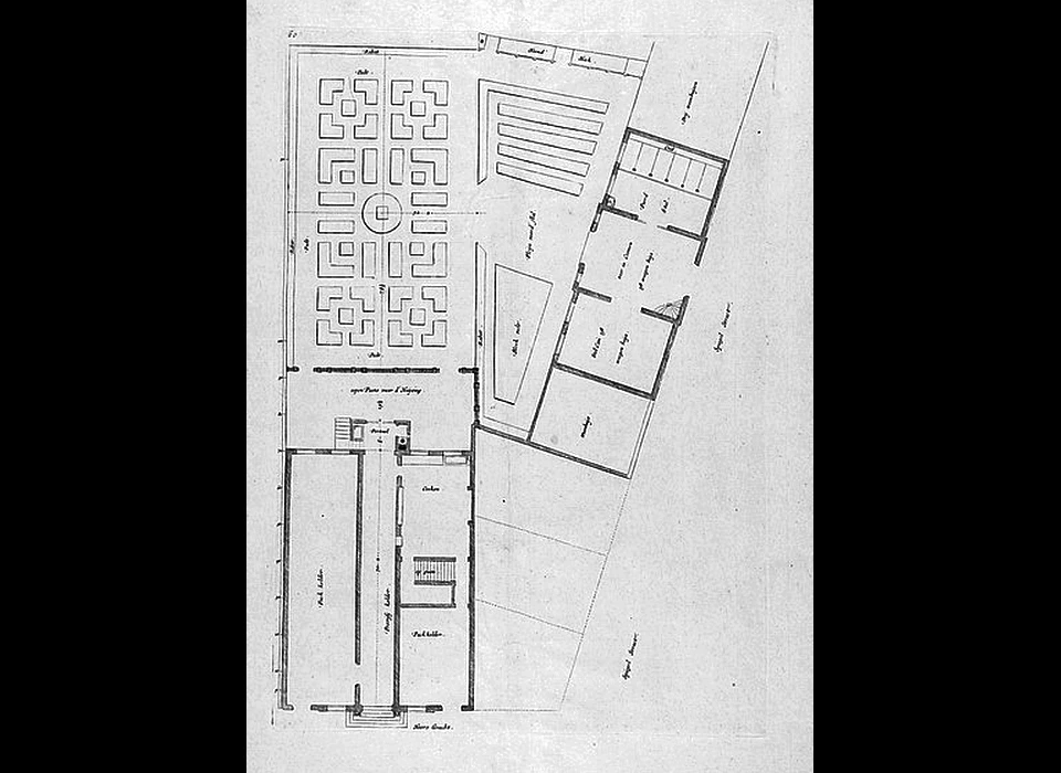 Herengracht 466a plattegrond souterrain (1700)