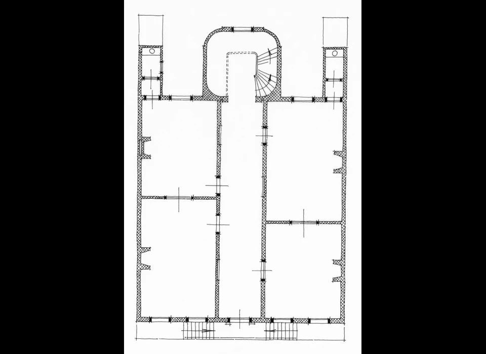 Herengracht 479 tekening plattegrond bel-etage (1985)