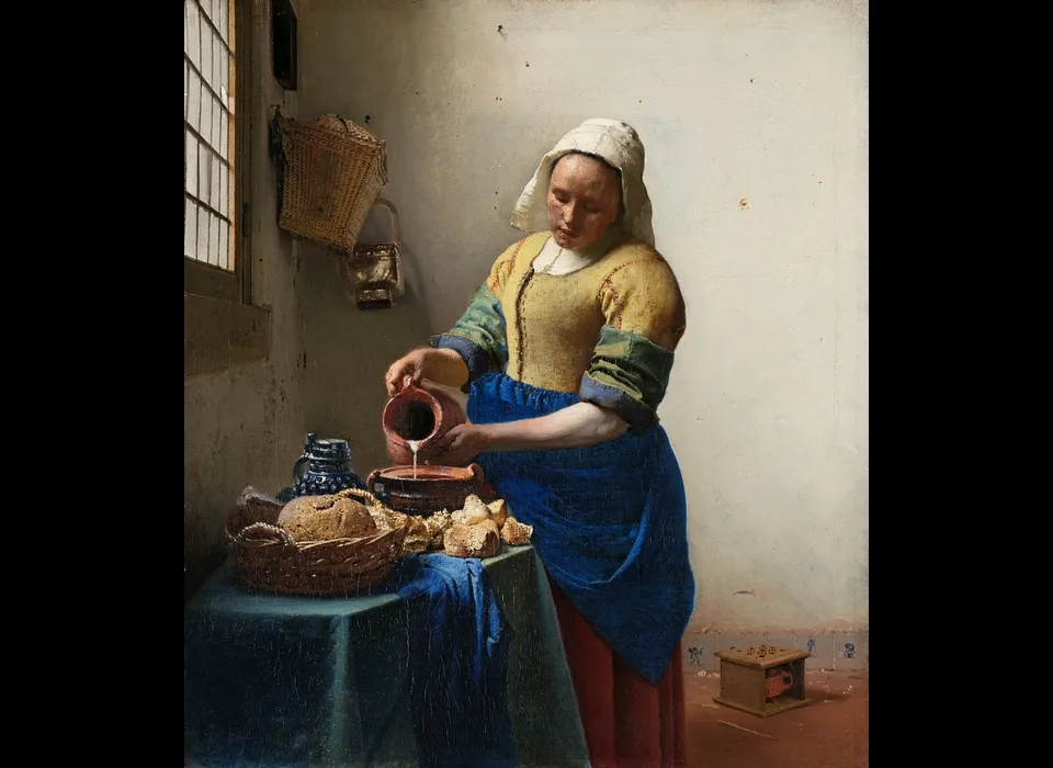 Herengracht 476 De keukenmeid (Het melkmeisje) (Johannes Vermeer, 1660)