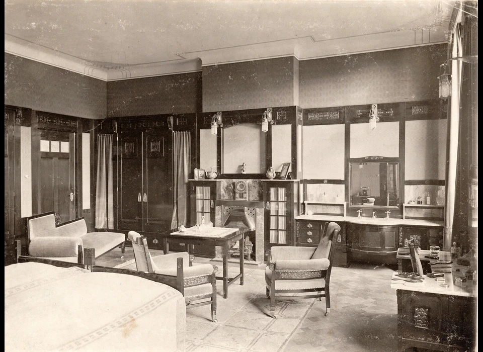 Herengracht 476 slaapkamer ontwerp Ed.Cuypers (1913)