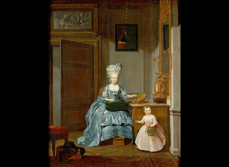 Herengracht 476 Susanna van Collen-Mogge en haar dochter
