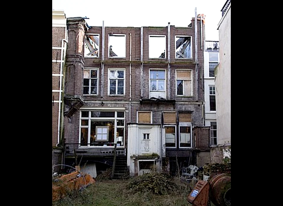 Herengracht 132 achterzijde na de brand (2008)