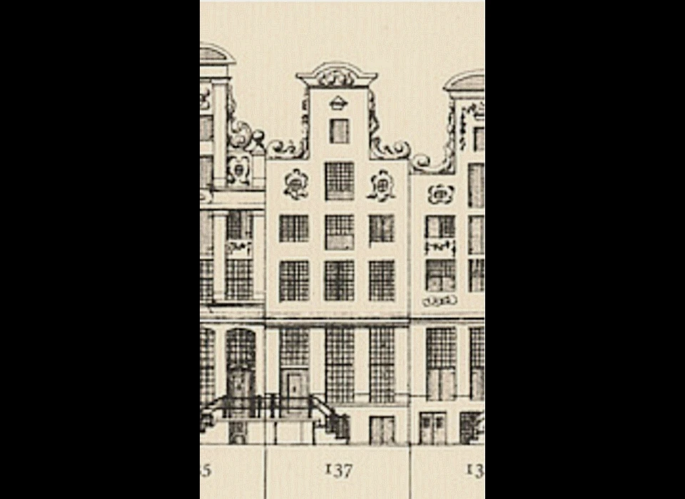 Herengracht 137 (Caspar Philips, 1768)