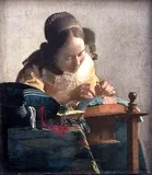 Herengracht 476 1670 Kantwerkster (J.Vermeer)