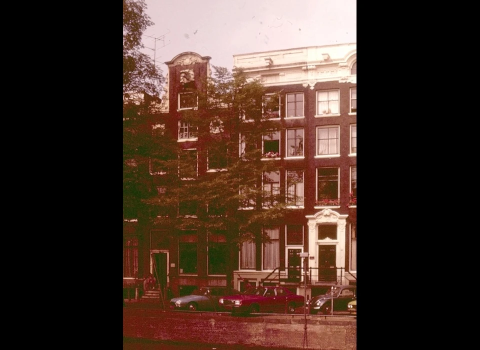 Herengracht 62-64 lijstgevel halsgevel (1981)