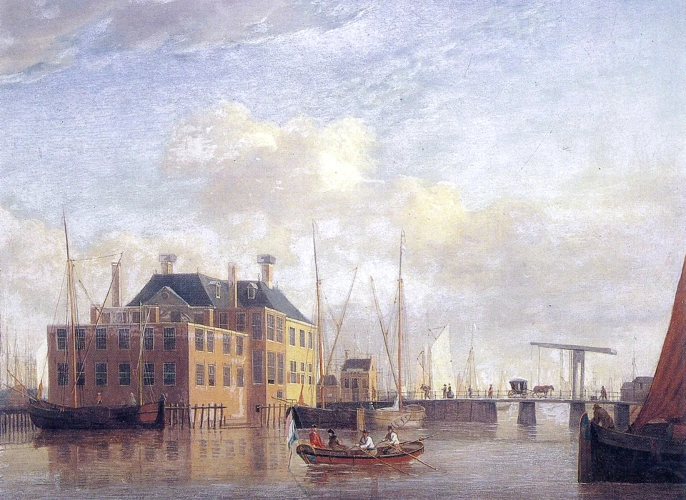 IJ Nieuwe Stadsherberg en accijnshuis (Jan ten Compe, 1755)