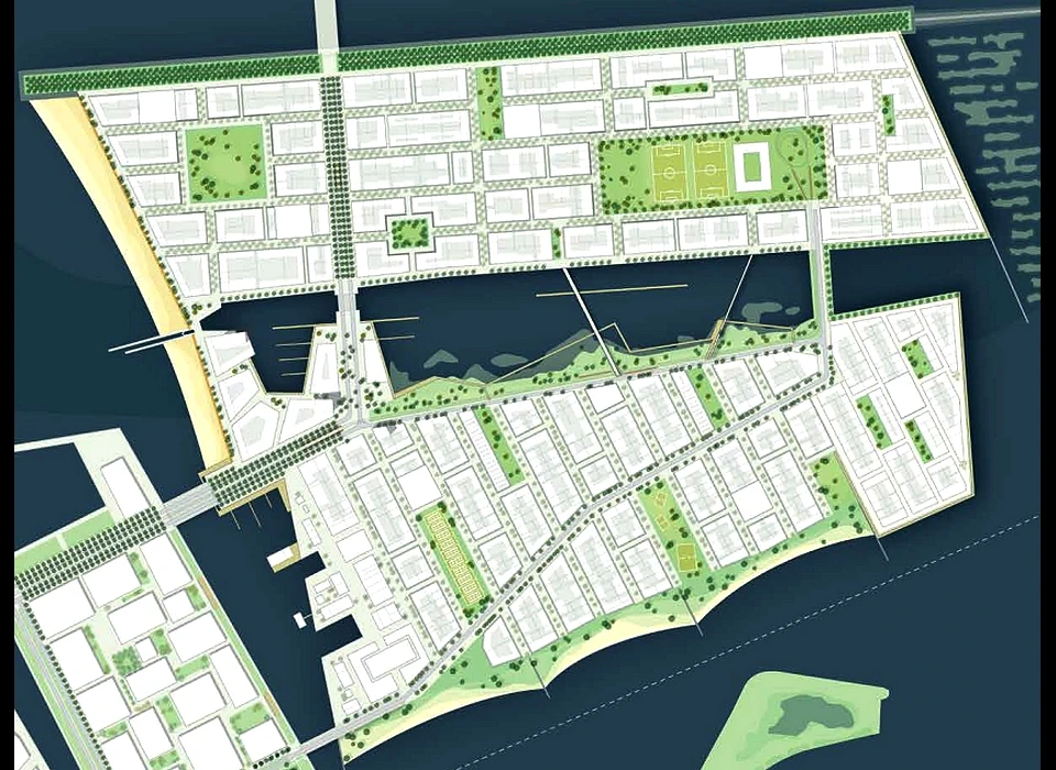 Strandeiland stratenplan (2020)