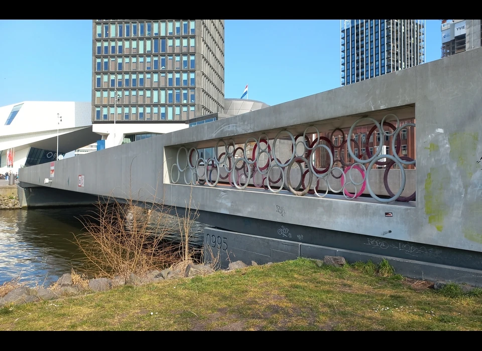 IJpromenade Volewijckbrug in landhoofd onbekend nummer 0995 (2022)