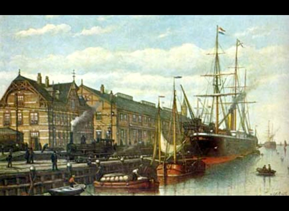 Oostelijke Handelskade emplacement SMN (1895)