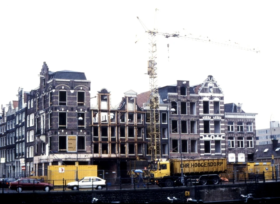 Kadijksplein 5-11 in restauratie (1997)